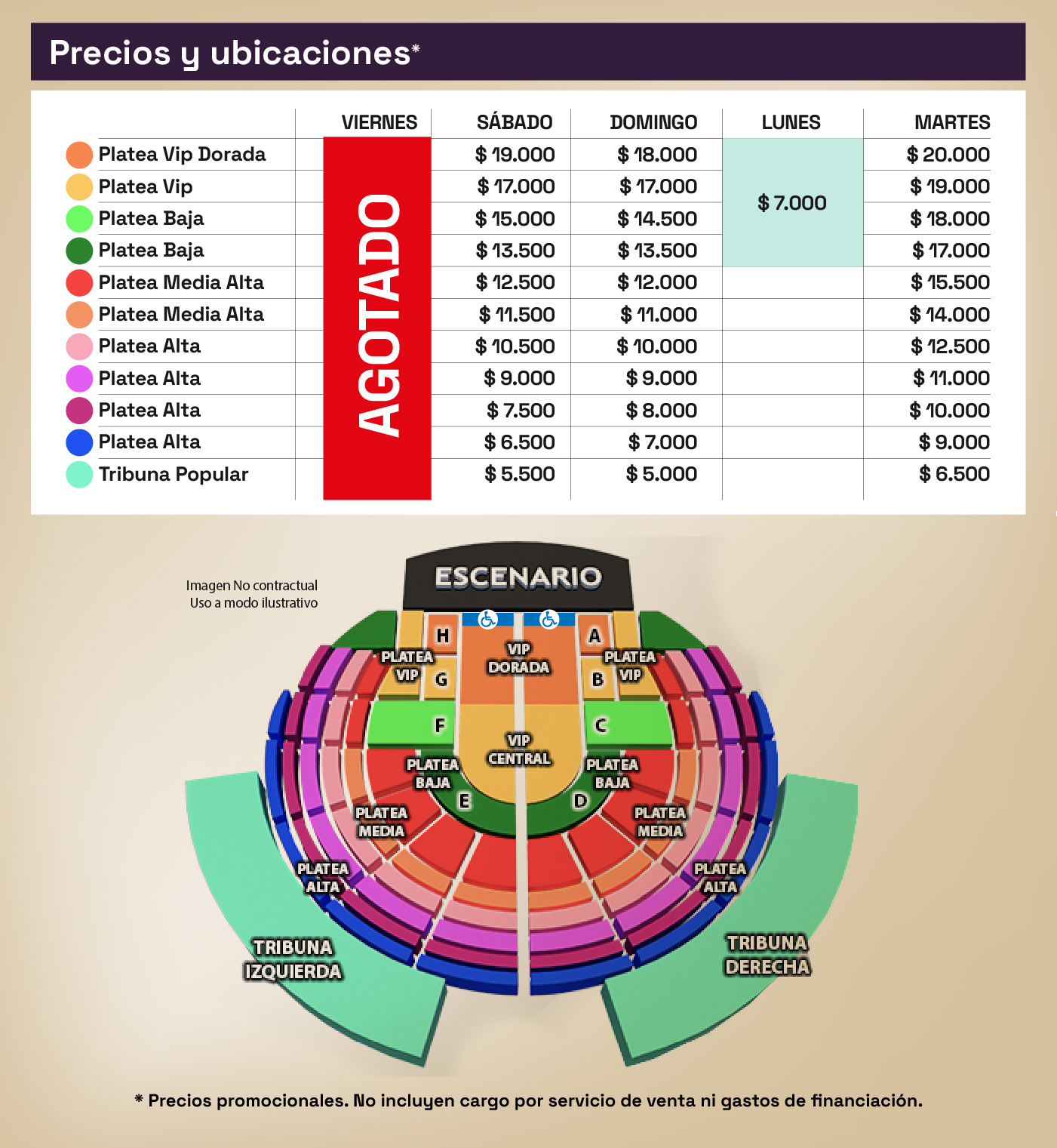 Ubicación y precios de la entradas para el Festival Villa María 2023